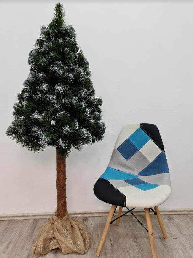 Weihnachtsbaum mit Stamm Kiefer 160 cm Luxury